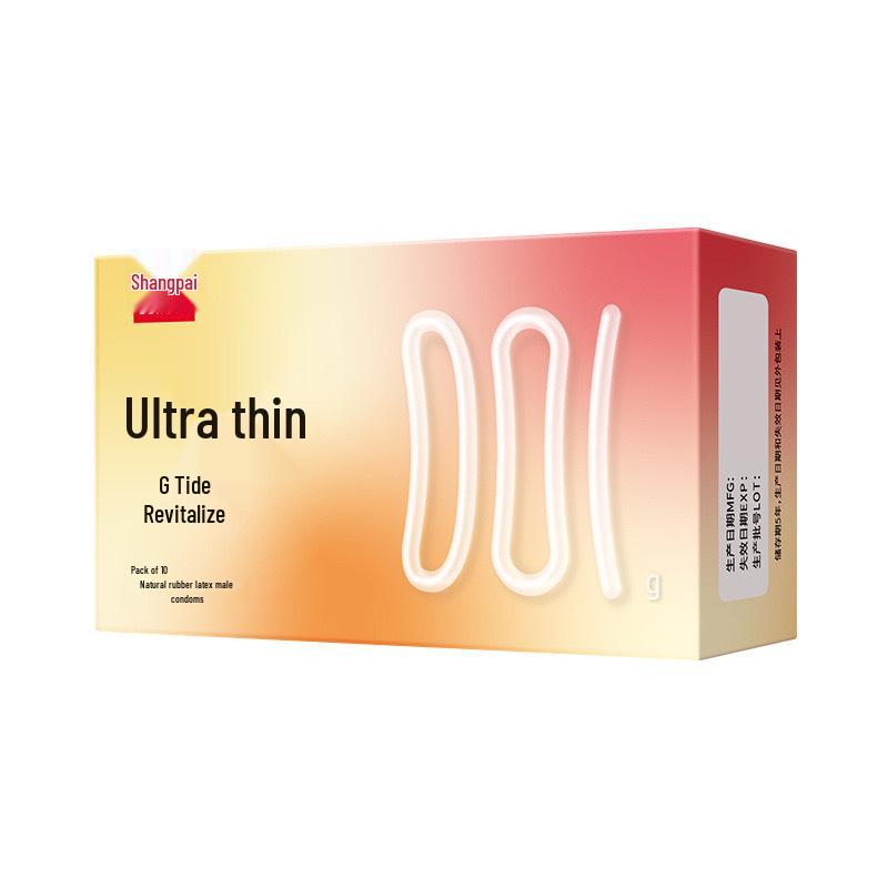 Shangpai Queen Hyaluronic Acid Condoms—High Lubrication, 100-Pack