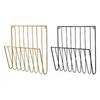 Metal Wall Files Folder Iron Wire Door Hanging Organizers Book Newspaper Storage Rack  For Home