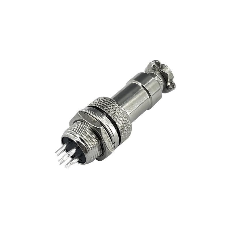 GX12 Aviation Connector Plug: Stable, Anti-Aging, Corrosion-Resistant, Industrial-Grade Socket & Plug.