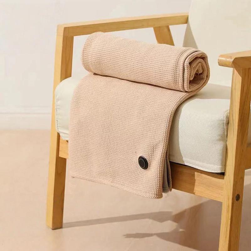 Heated Usb Electric Blanket Portable Warming Blanket Washable Shoulder and Knee Fast Heating Winter Home Camping Warm Blanket
