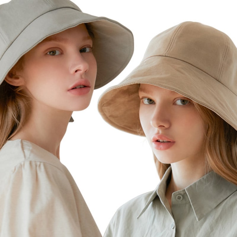 

J.LARUEN Летняя панама из ротанга (Выберите 1 из 8) 06. Blind Linen Wire Hat - Ivory