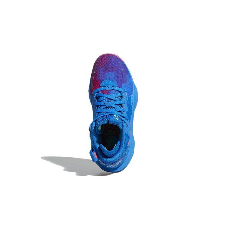 Adidas Dame 8 J Battle Of The Bubble Kids Sneakers Blue Blue-Rush Pulse-Mint GY2916