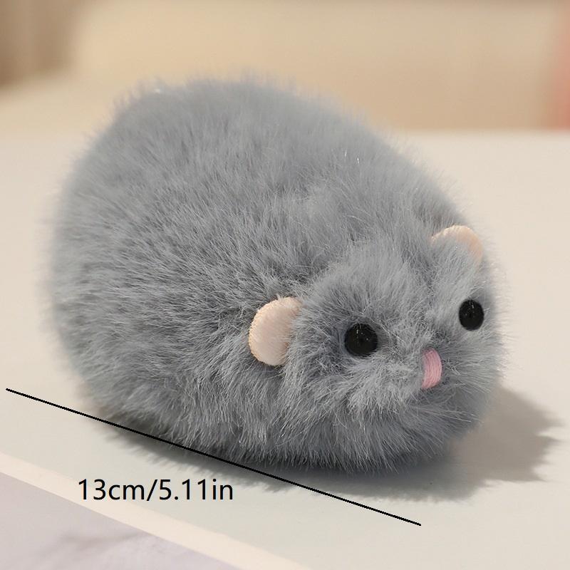 Cartoon Golden Hamster Plush Toys Super Soft Squeeze Toy Round Cozy Animal Doll Home Decoration