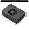 External Camera Cooling System Aluminum Alloy Semiconductor Cooling Fan with USB C Power Cord for R5/R10/R50 90D