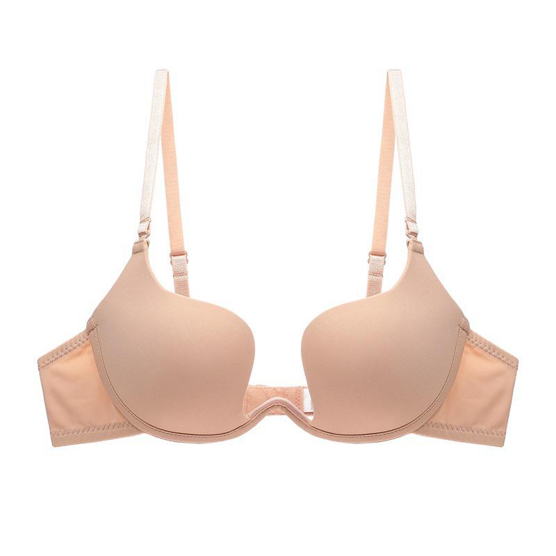 Seamless U-Shaped Solid Color Sexy Versatile Bra with Beautiful Back