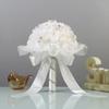 Simple Wedding Handheld Flower White Wedding Bouquets New Bridesmaid Bouquet  Festivals Decor