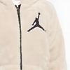 Jordan Fleecegefütterte Kapuzenjacke Kinderjacken Beige HA5385-020