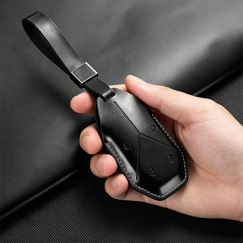 BYD Equation Leopard 5 Leather Key Set Titanium 7 Special Titanium 5 Leopard 8 Leopard 3 Titanium 3 Car Male and Female Keychain Premium Case