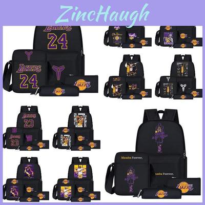 Nba Cartoon Style Backpack For Teenage Boys Large Size 20l Capacity