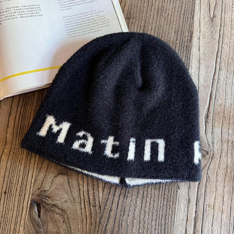 Letter Street Fashion Pattern Neutral Casual Knitted Hat For Autumn Winter And