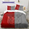 BRA logo Bedding Quilt Set Quilt Cover Pillowcase Home Decoration Birthday Gift (1 * duvet cover + 2 * pillowcase, without core)