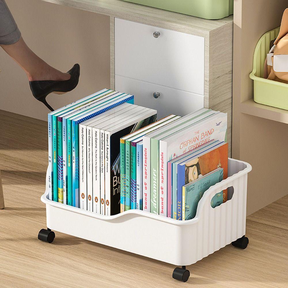 

Plastic Desktop Organizer Detachable Toy Storage Box Movable Book Storage Box Classroom