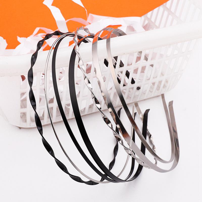 

Korean-Style DIY Iron Headband Kit with Ribbon Bow