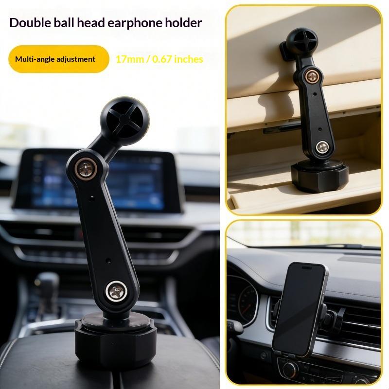 1 Stück Modifikationszubehör 17 mm Universeller Kugelkopf Auto-Handyhalter Verlängerungsstange Lüftungsauslass-Display-Adapter Verlängerungsarm