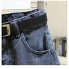 2026 Summer New Women's Denim Shorts High-Waisted Slim-Fit Versatile Student Wide-Leg Pants Rolled Hem A-Line Hot Pants Ins Trend