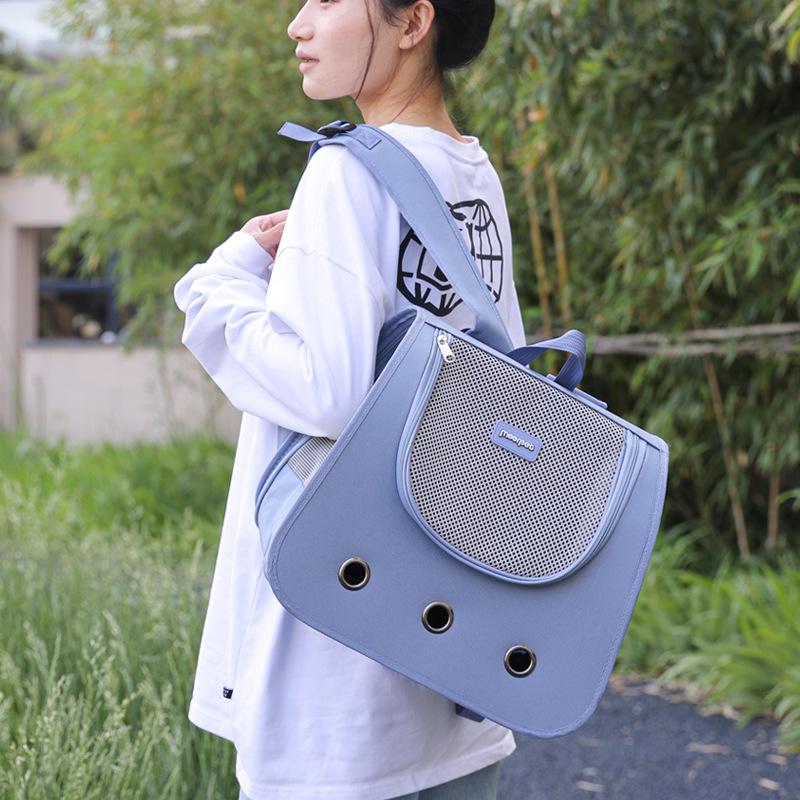 Cat Bag Pet Bag Outdoor Portable Tote Shoulder Bag Breathable Four Seasons Universal Cat Small Dog Pet Supplies