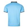Neues lässiges Herren-POLO-Shirt Taschen Knöpfe lange Knopfleiste Kragen gestreift passende Farbe Naht T-Shirt Oberteile