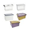 Large Capacity Transparent Plastic Storage Box