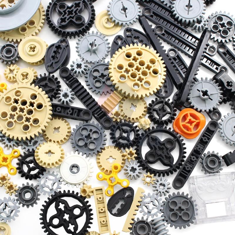 169Pcs High-Tech Parts Gear Transmission Building Bricks Blocks Set DIY Technological Creativity Accessory Toy