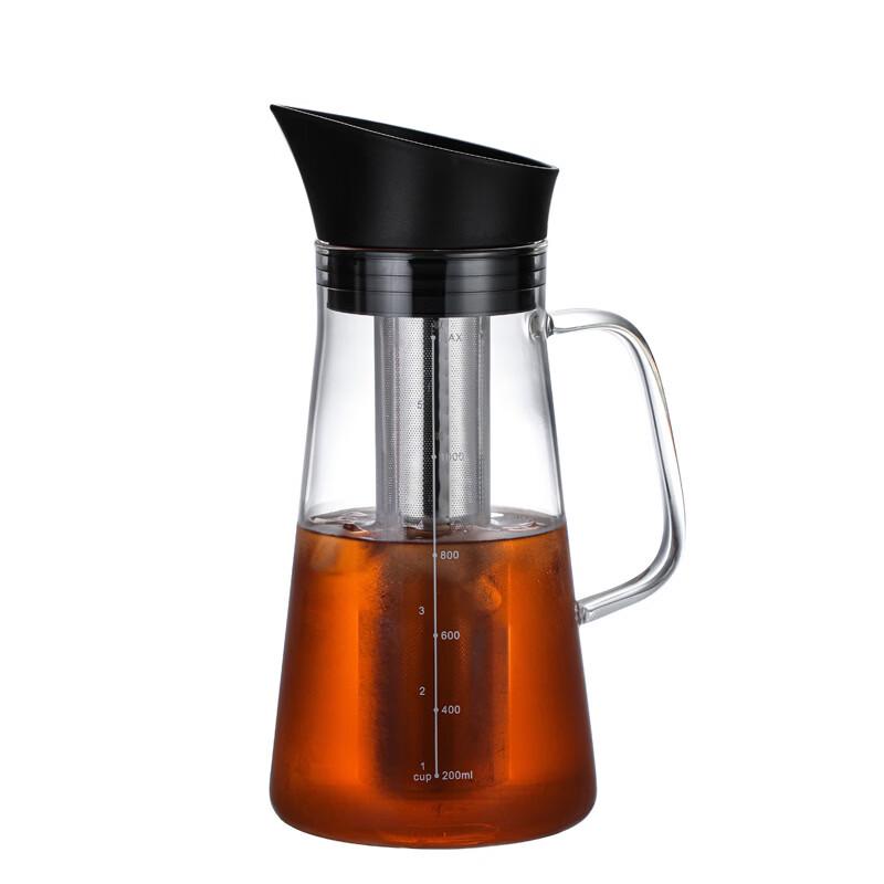 TLXT Glass Cold Brew Coffee Pot, 1200ml
