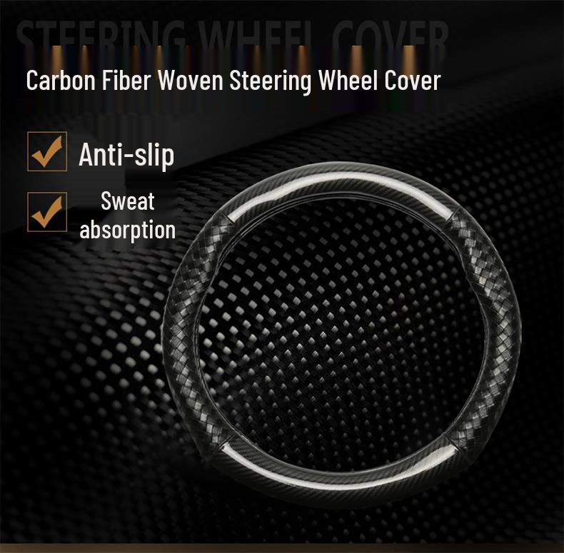 Lynk & Co All-Season Anti-Slip Sports Steering Wheel Cover for 2001-2009 Models