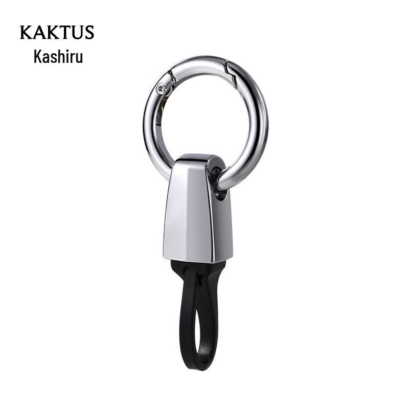 Luxury Metal Car Keychain Pendant for Men & Women - Stylish New Design серебряный