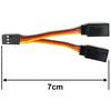 Sale 5 Pcs Jr/Futaba Style Servo 1 To 2 Y Harness Leads Splitter Cable Male To Female Extension Lead Wire For Rc Models 7Cm