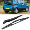 Rear Windshield Wiper Arm Blade Kit Replacement for Citroen Nemo 2009‑2016 Petrol 1.4 Estate