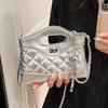 Temperament Versatile Portable Small Square Bag Casual Versatile Premium Sense Rhombus Chain Crossbody Bag