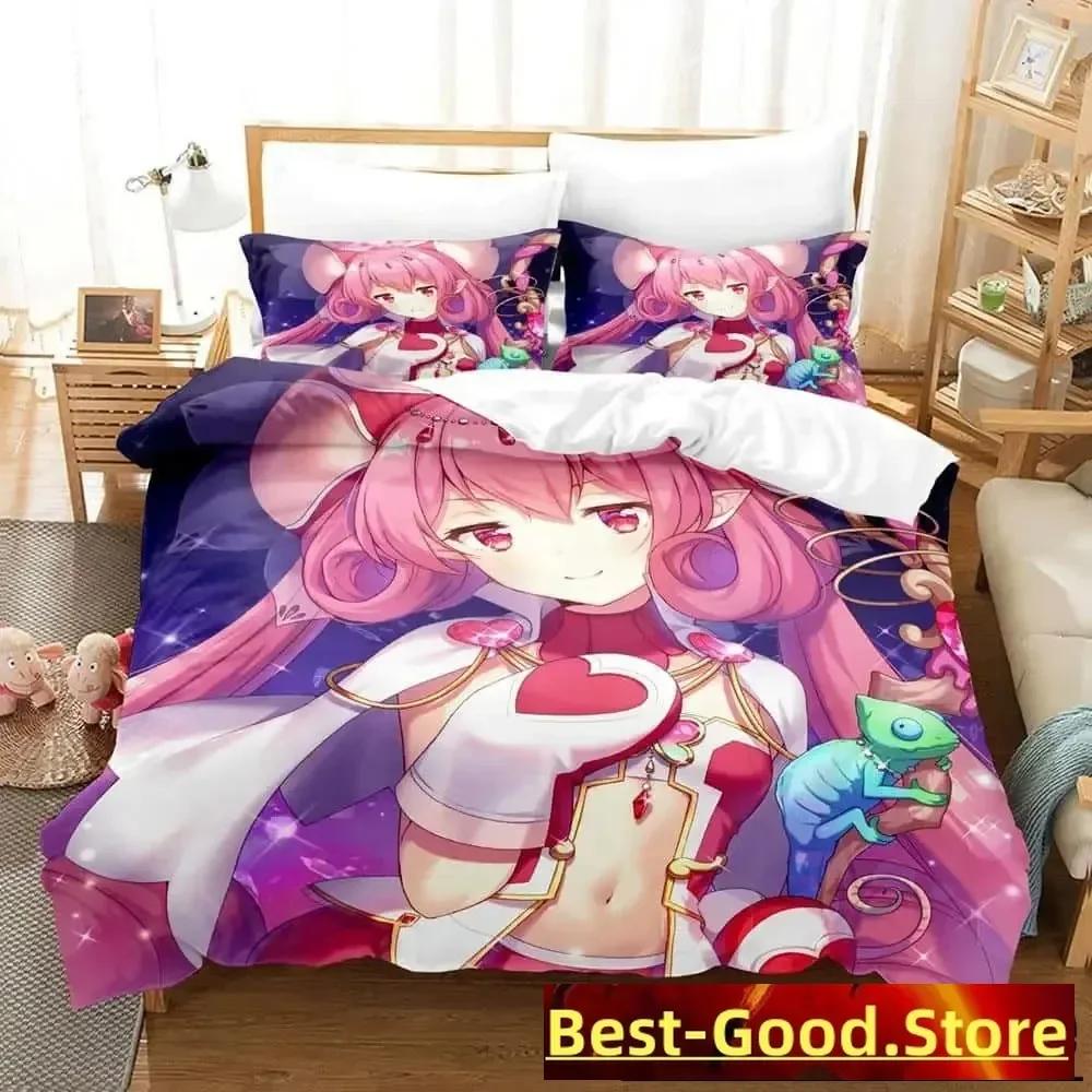 3D Print Anime Pink Girls Neneka Printed Bed Set Duvet Cover Pillowcase Bedding Set Linen Sheet Quilt Cover Full Queen King Size