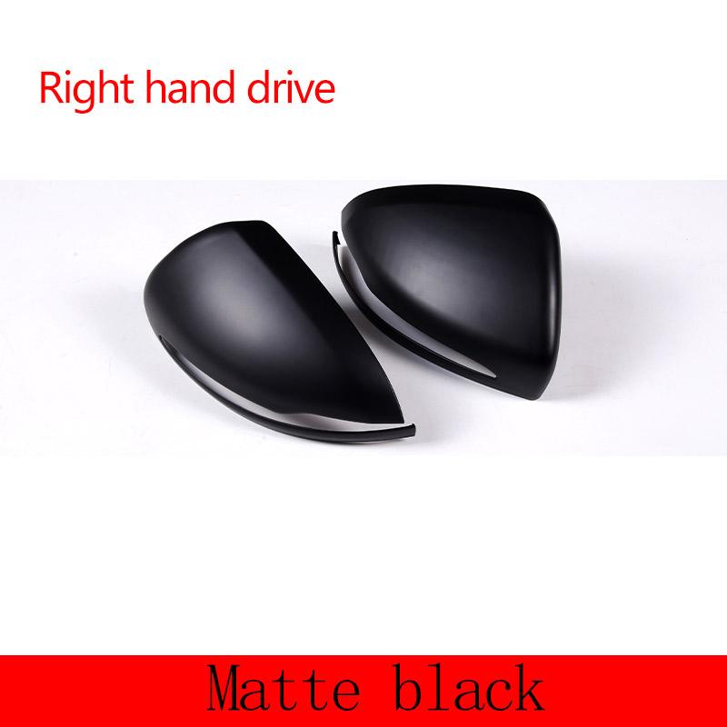 RHD LHD ABS Black For Mercedes Benz C W205 E W213 GLC-Class X253 S Class W222 Car Rearview Mirror Cap Cover Trim Car Accessories