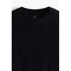 H M Rolled Edge Sweater Regular Fit Navy Blue