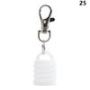 High Quality Practical Silicone Keychain Cap Portable Durable Holder Keychain Compatible For Lip Balm Lipstick Storage Cap