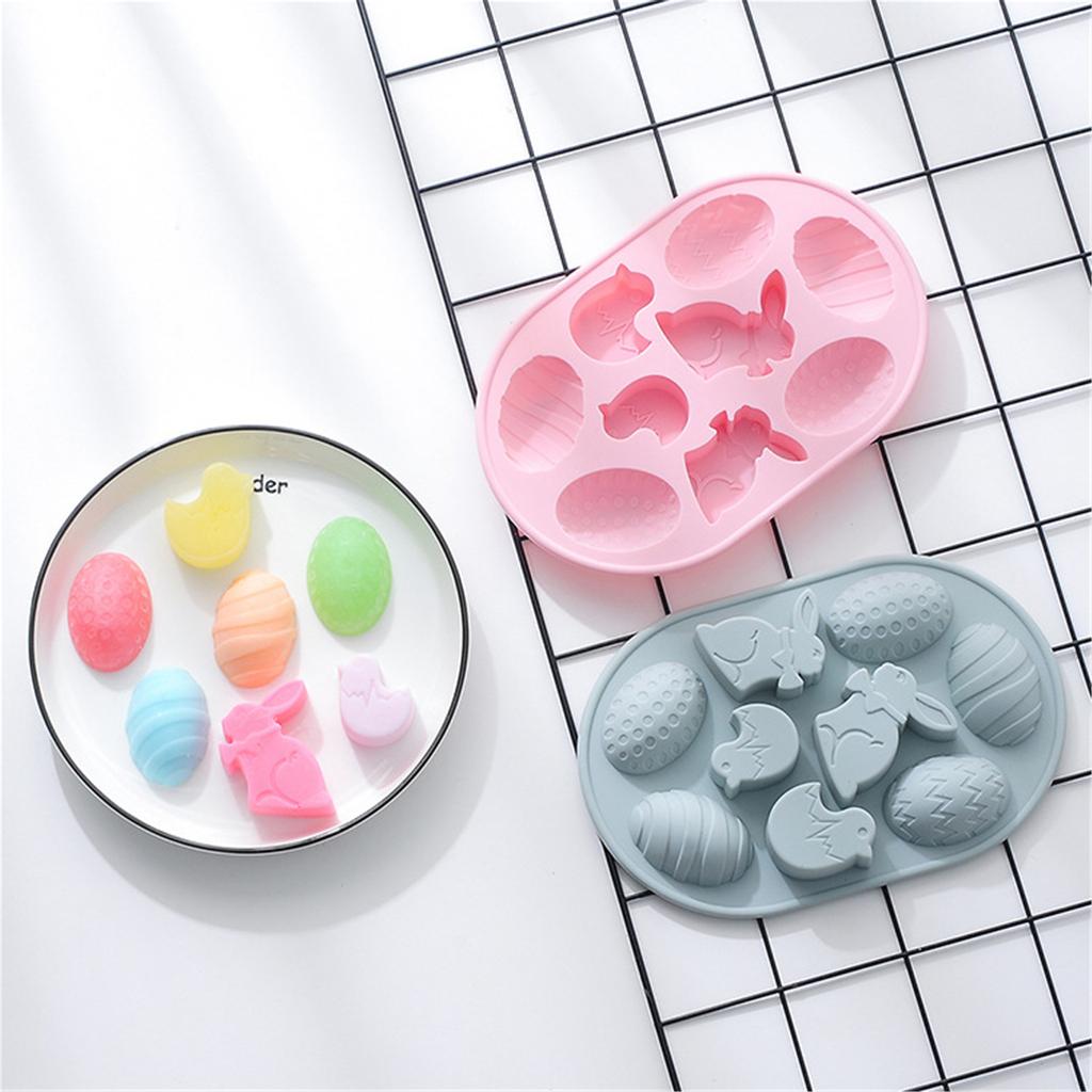  Silicone  Easter Day Series Chocolate Baking Epoxy 