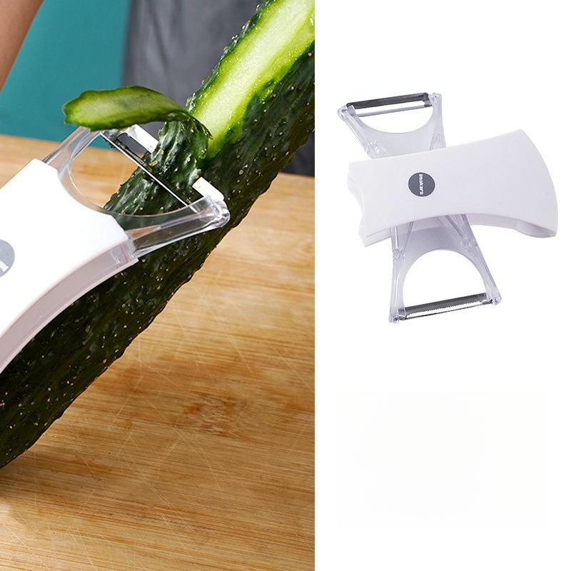 Japanese Vegetable Peeler Multi-Function Kitchen Peeling Tool for Potatoes Apples Ergonomic Fruit Peeler with Blade Guard