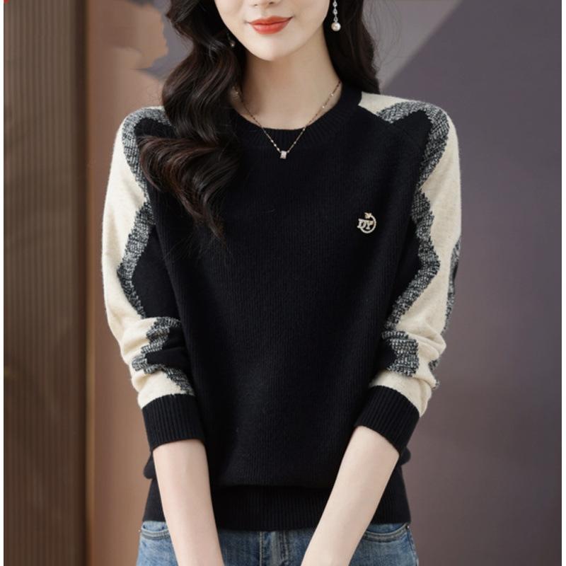 Women Sweater Pullovers Autumn Winter Vintage Long Sleeve Knitted Sweaters Women Lady