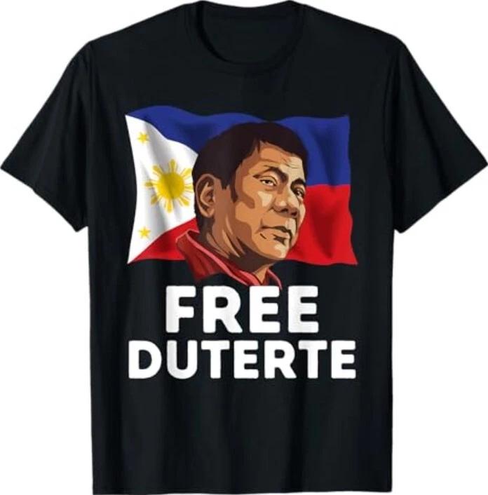 Free Duterte Supporter President Rodrigo Digong philippines T-Shirt XL