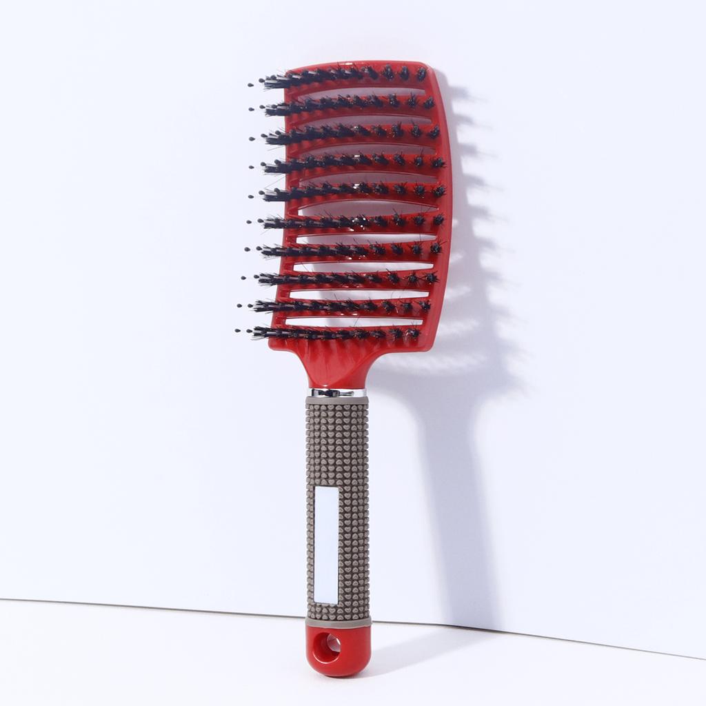 1pc Mane Big Bend Comb - Multiple Colors,Curved Ventilation Big Bend Comb with Anti slip Handle,Special for real hair wigs