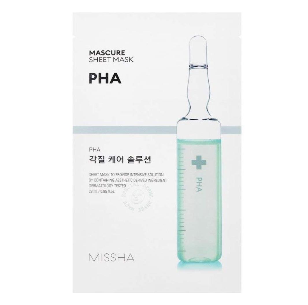 

MISSHA Mascure Sheet Mask PHA Keratin Care Solution 28 мл * 10 листов