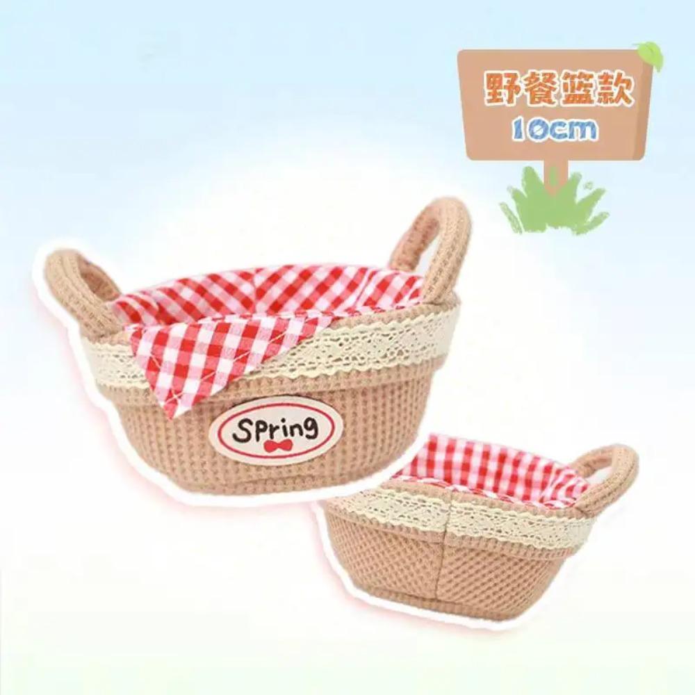 10cm Doll Clothes Outing Series Cotton Doll Nunu Self-Deprecating 13cm Bear Headgear Clothing Cotton Doll Head Cover Accessories