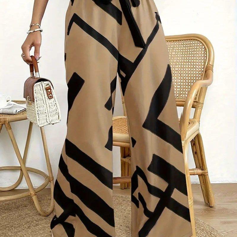Stylish TieWaist Palazzo Pants for Women S7049 S7049 Womens