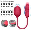 POMFW Rose Vibrator Clitoral Sucking Vibrator Rose Toys Vibrating Eggs Suction G-spot Vaginal Anal Stimulator Breast Nipple Massager