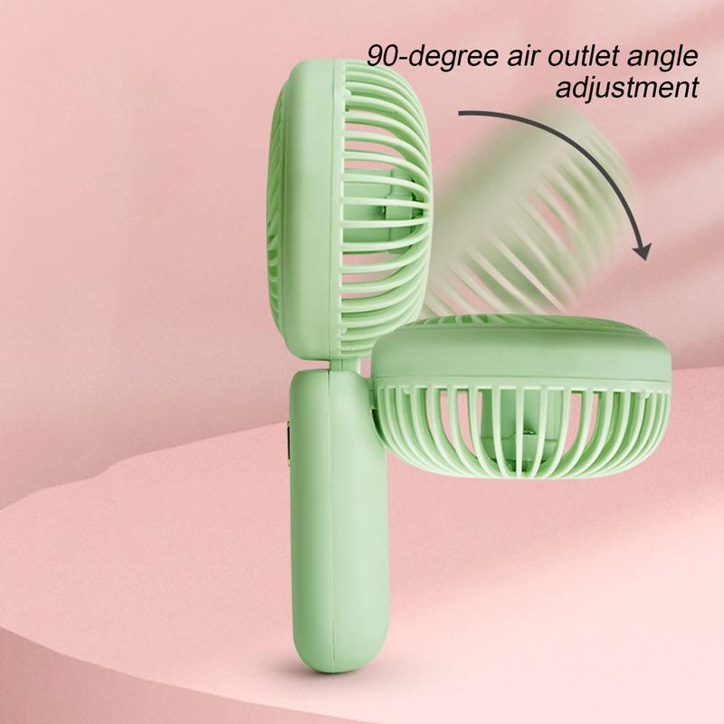 Mini Handheld Fan Portable Small Fan, USB Charging, 3-speed Handheld Fan Suitable for Office, Outdoor Travel, and Camping