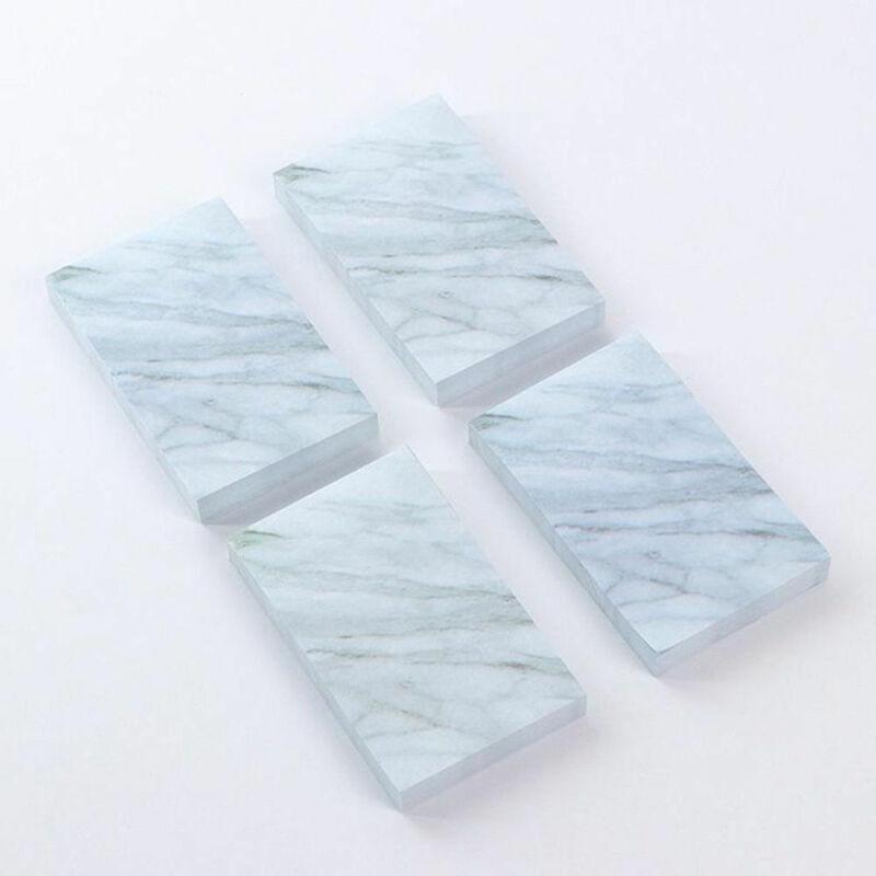 Creative Rectangle Stones Sticky Notes Memo Pad Planner Stickers Stationery