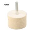 Multi Size Wool Felt Buffing Wheel with 6mm Shank for Diverse Applications