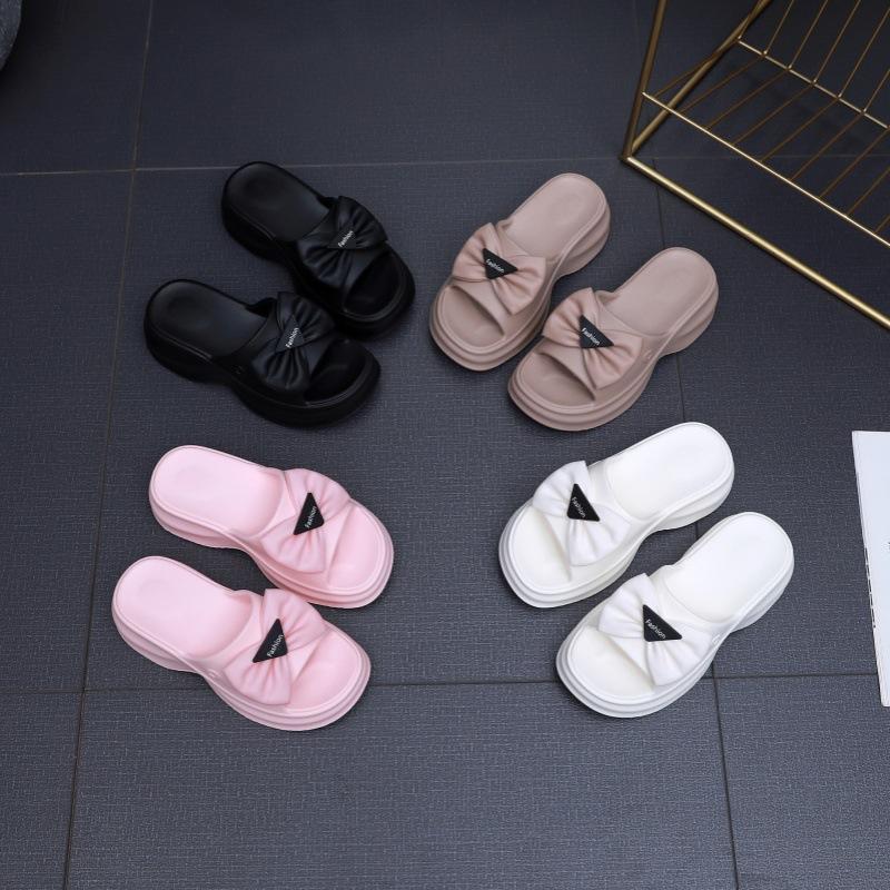 EVA Thick-soled Slippers Women's Summer New Summer Seaside Slippers Thick-soled Beach Wear Cool Slippers