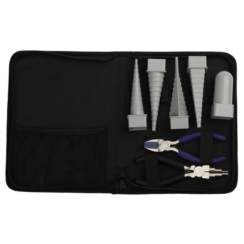 

Plastic Winding Rod Jewelry Tongs 6-in-1 Nail Making Tongs Jewelry Nail Tongs for Jewelry Making Beaded Loop Diy Crafts 1