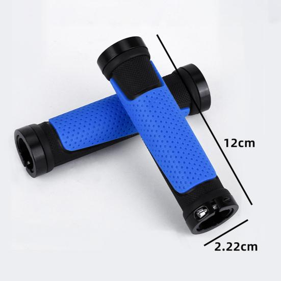 2Pcs/Set Bike Handle Grips Anti-slip Easy To Install Lightweight Shock-absorption Road Bike Handlebar Cover for Mountain Bike