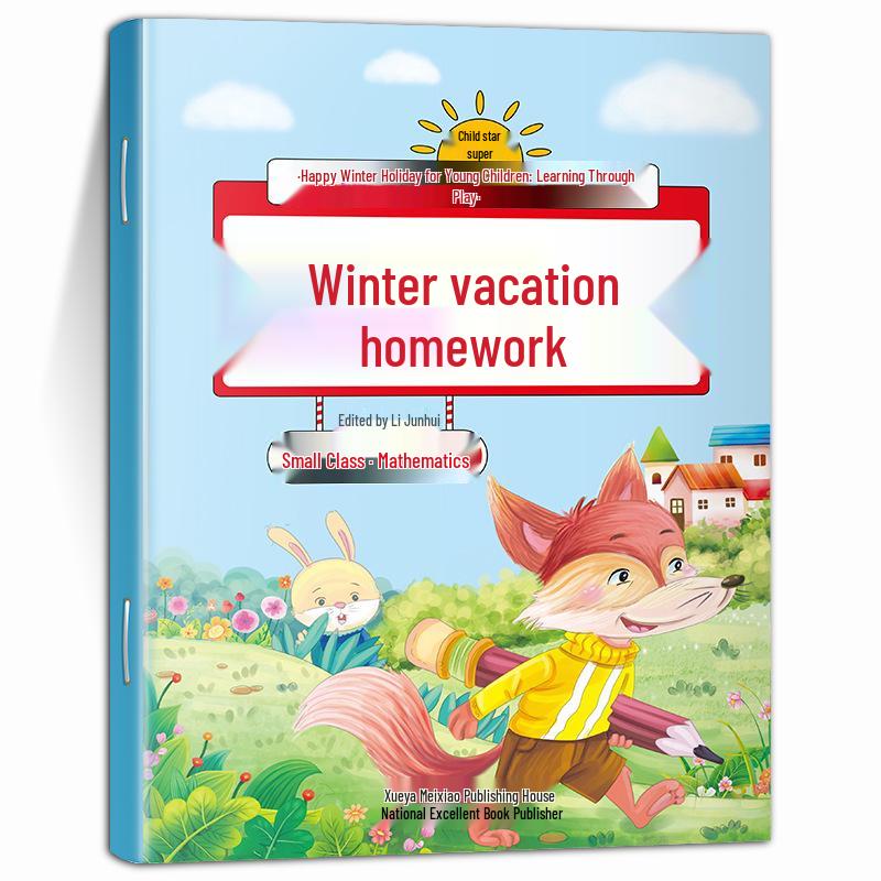 Winter Homework Workbook: Language & Math for Kindergarten & Preschool Transition
