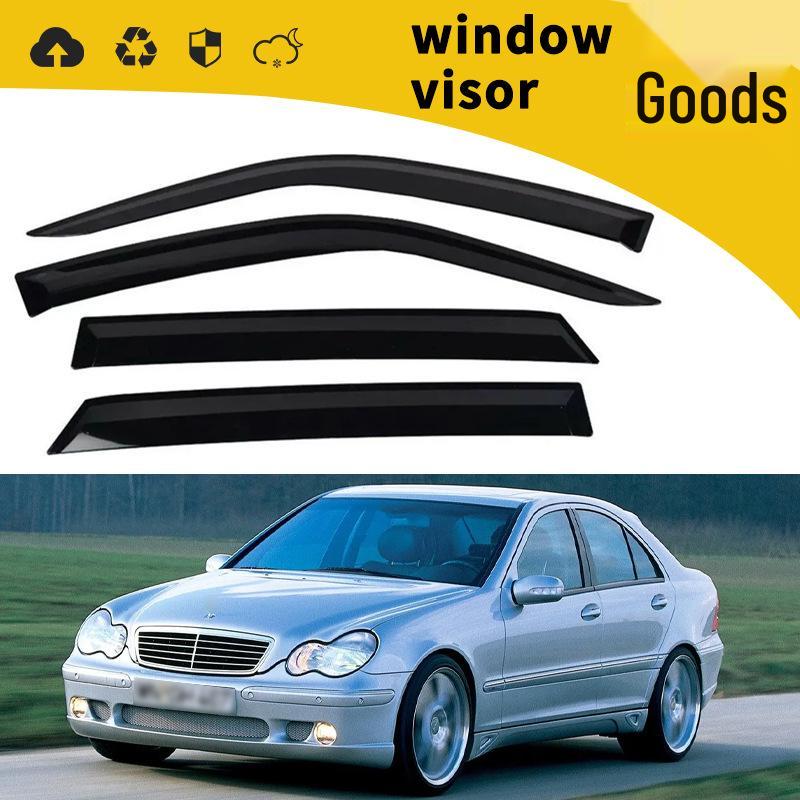 Modified Door Rain Guards for 1996-2002 Mercedes-Benz W210, W203, W211, W140